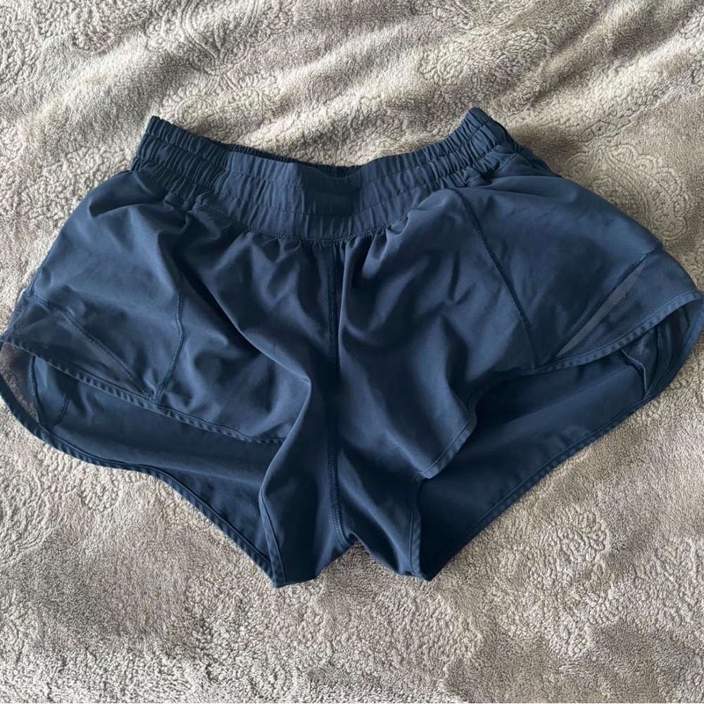 Lululemon Athletica Dark Blue Athletic Shorts